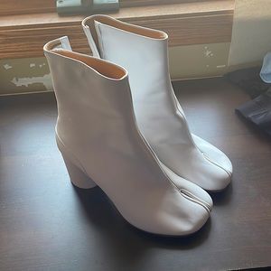 Tabi split womens heeled boots, hand made real leather, $120 or best offer
